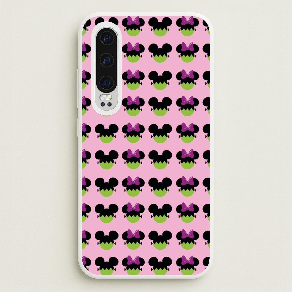Frankenstein Mice Pattern Halloween - Disney Halloween Phone Case for Huawei P30