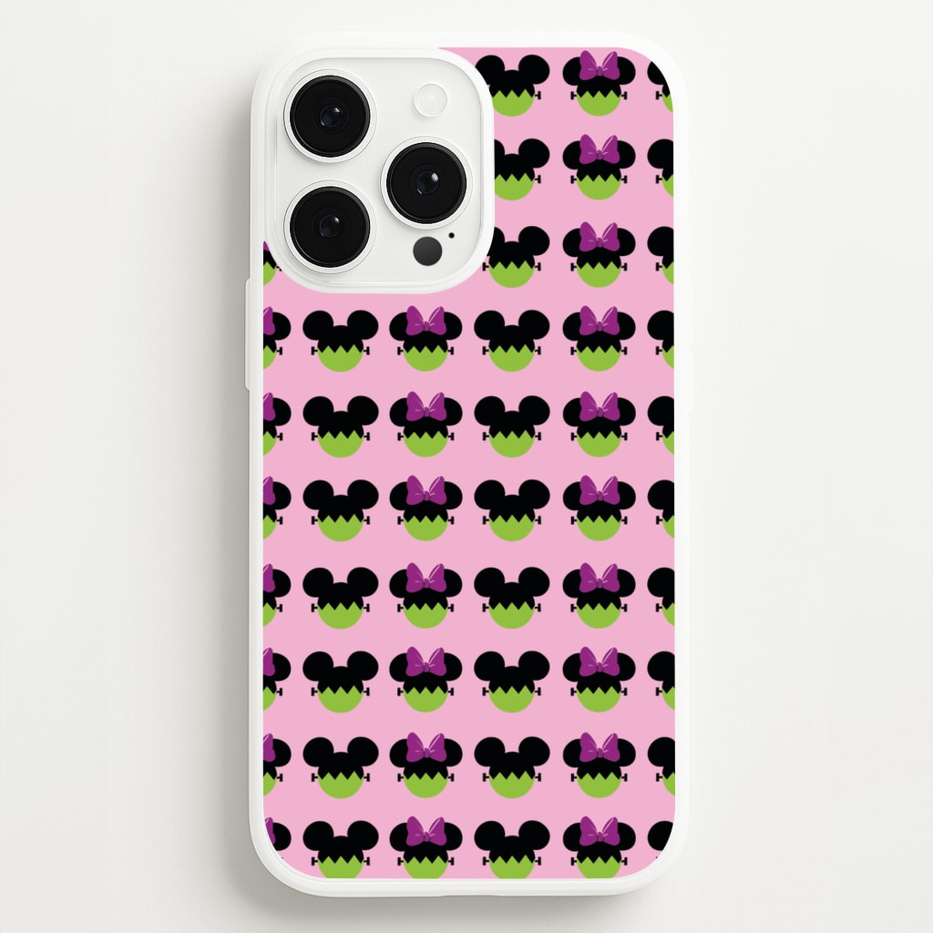 Frankenstein Mice Pattern Halloween - Disney Halloween Phone Case for iPhone 13 Pro Max