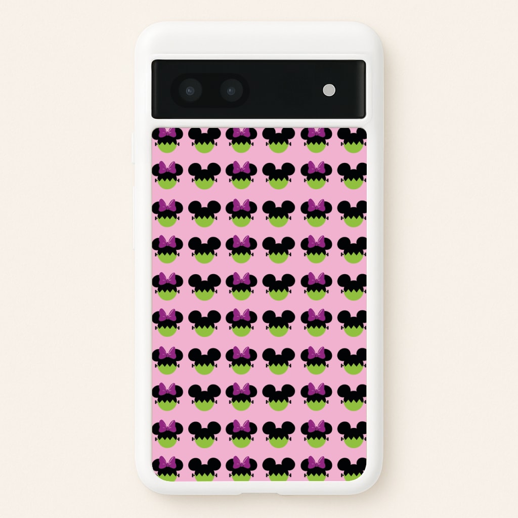 Frankenstein Mice Pattern Halloween - Disney Halloween Phone Case for Google Pixel 6a