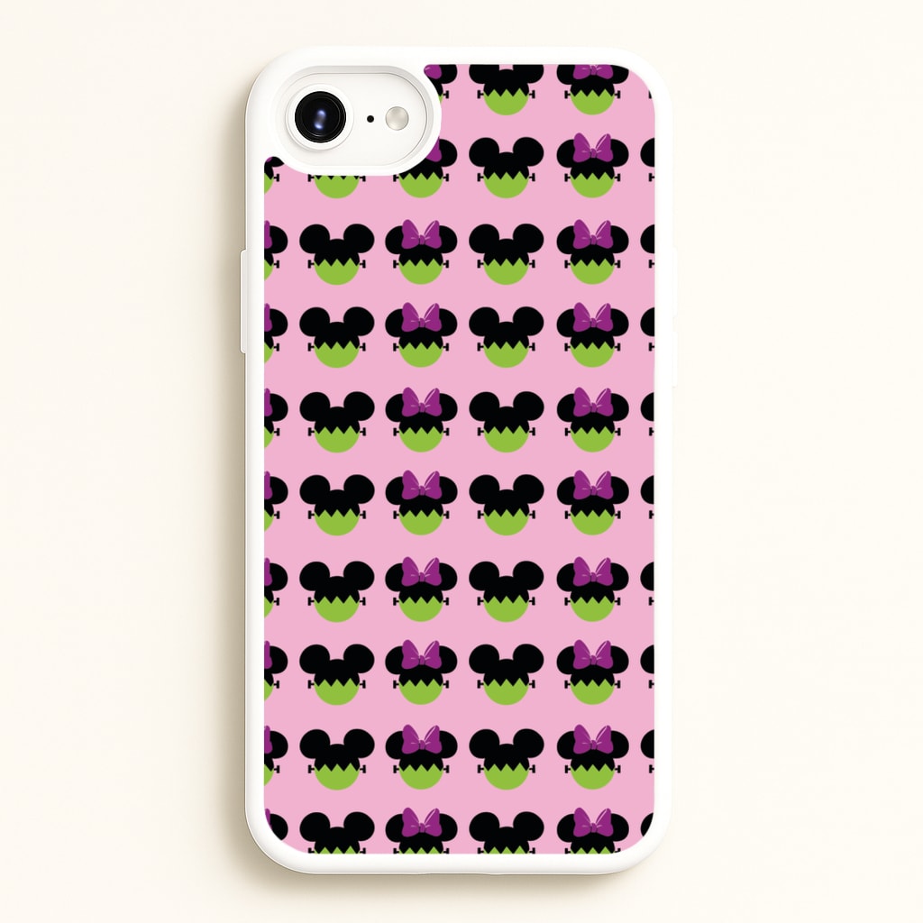 Frankenstein Mice Pattern Halloween - Disney Halloween Phone Case for iPhone 6 Plus / 7 Plus / 8 Plus