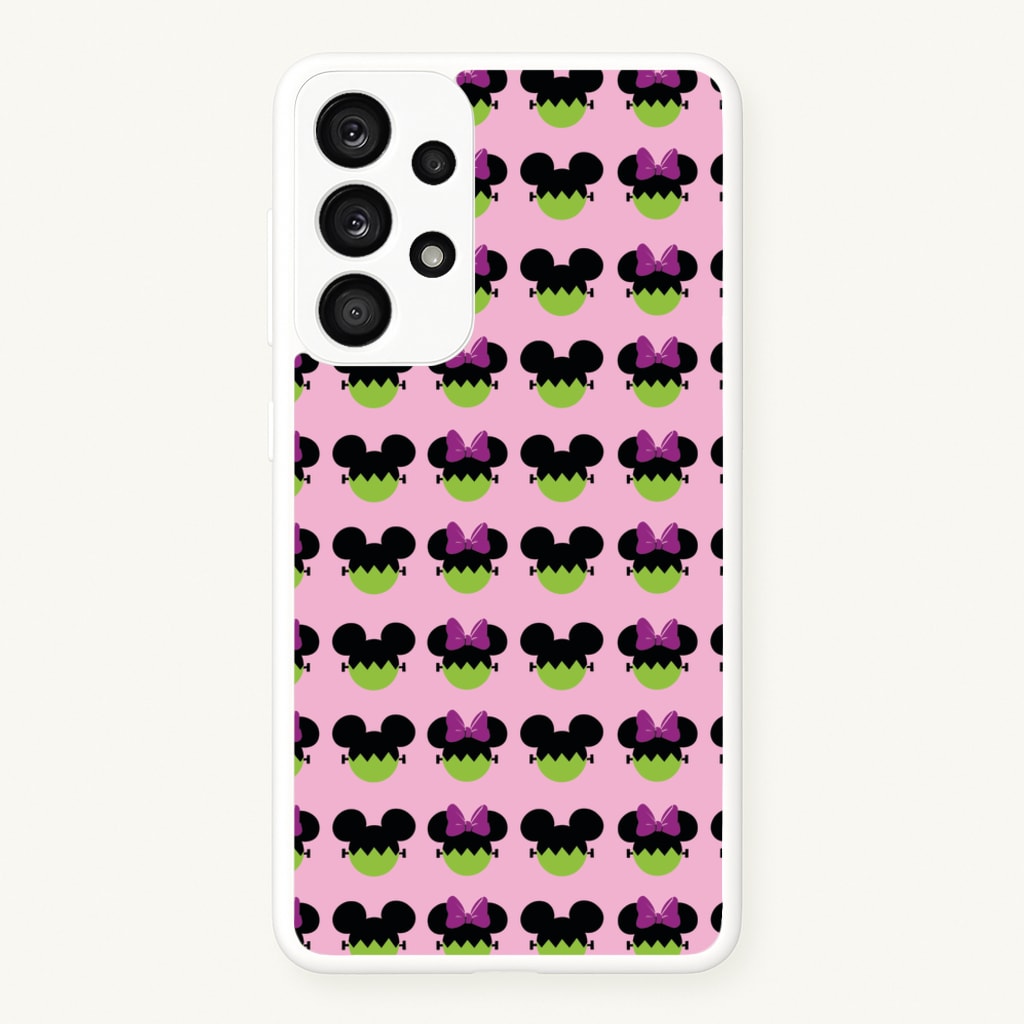 Frankenstein Mice Pattern Halloween - Disney Halloween Phone Case for Galaxy A33