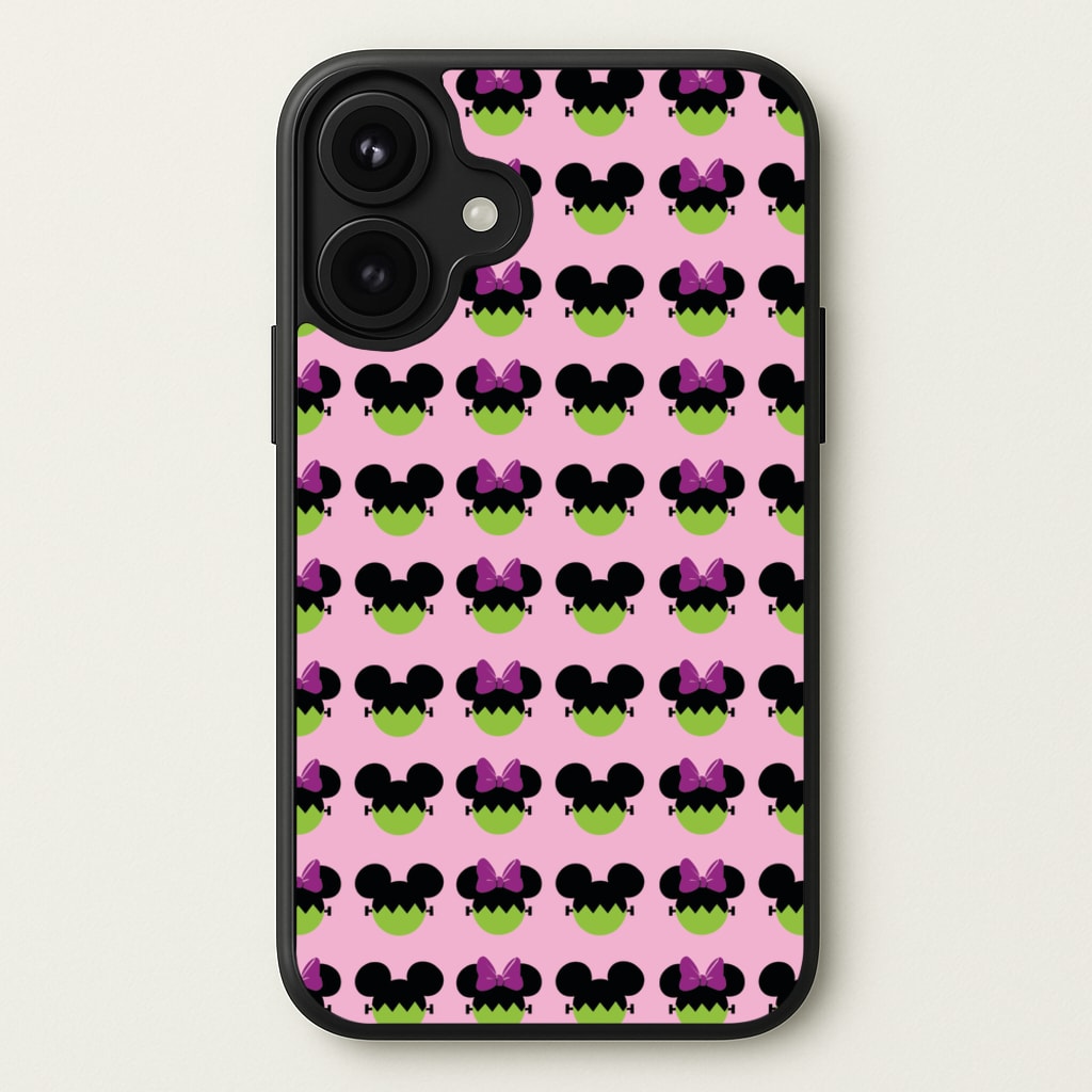Frankenstein Mice Pattern Halloween Phone Case for iPhone 17