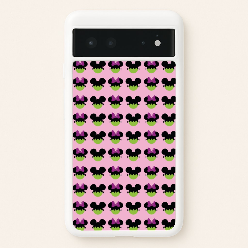 Frankenstein Mice Pattern Halloween - Disney Halloween Phone Case for Google Pixel 6