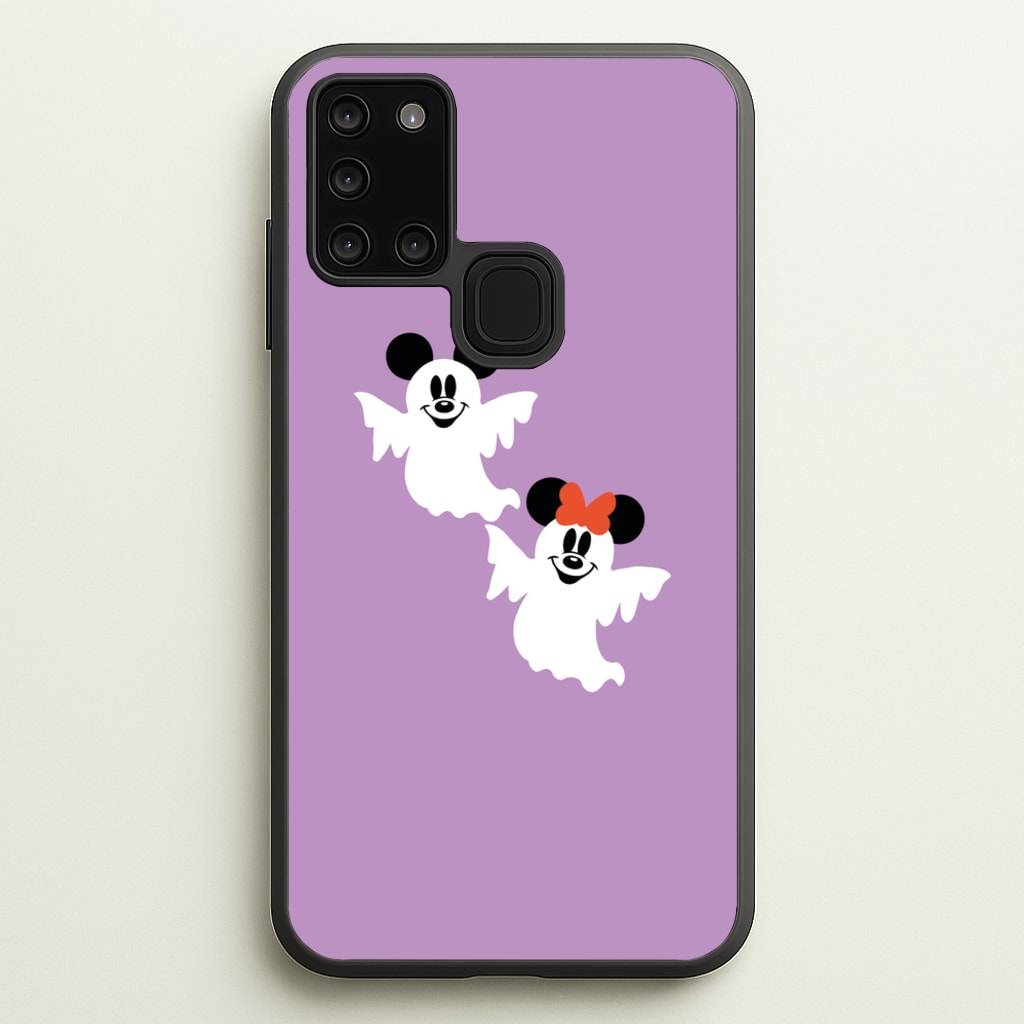 Mice Ghost Halloween - Disney Halloween Phone Case for Galaxy A21s