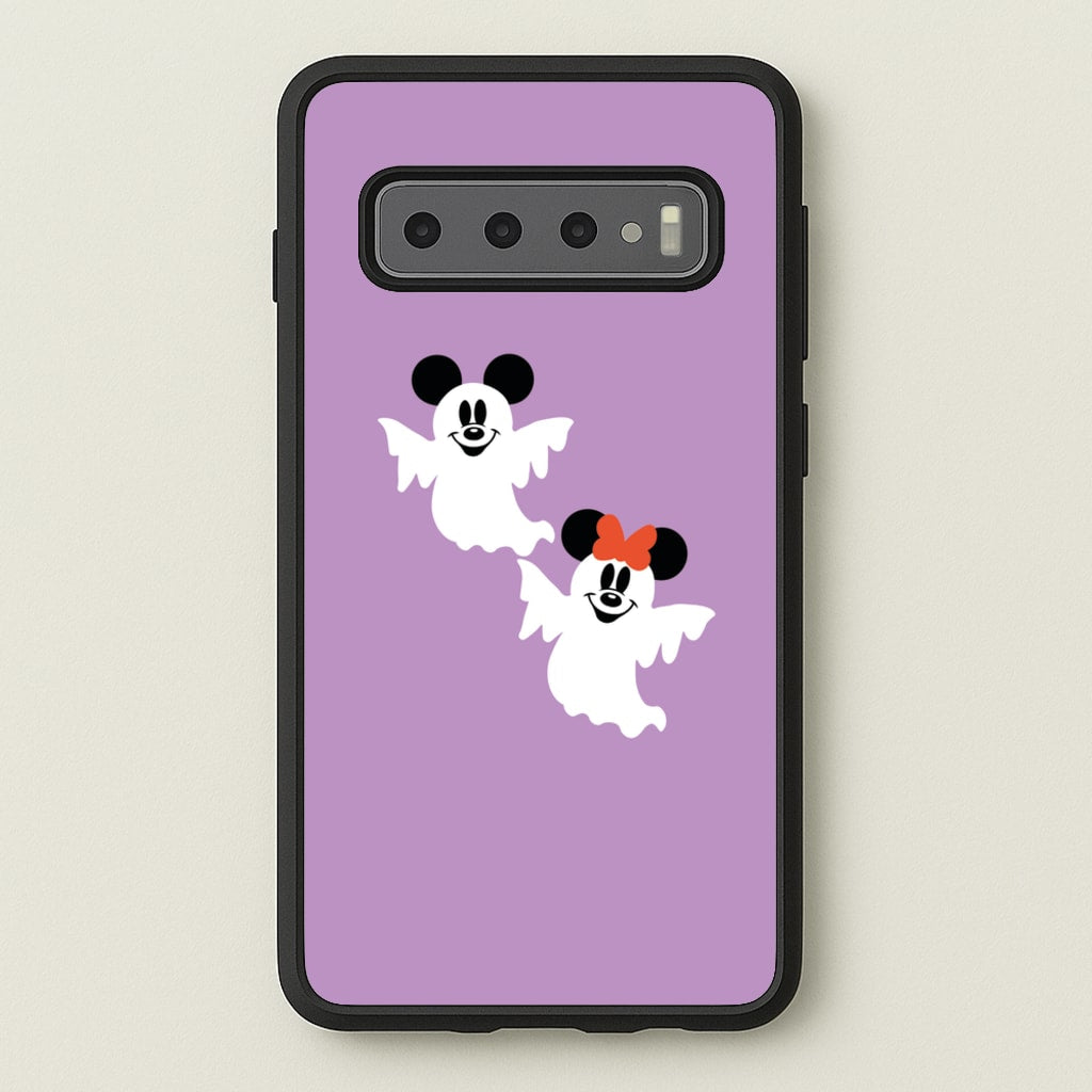 Mice Ghost Halloween - Disney Halloween Phone Case for Galaxy S10