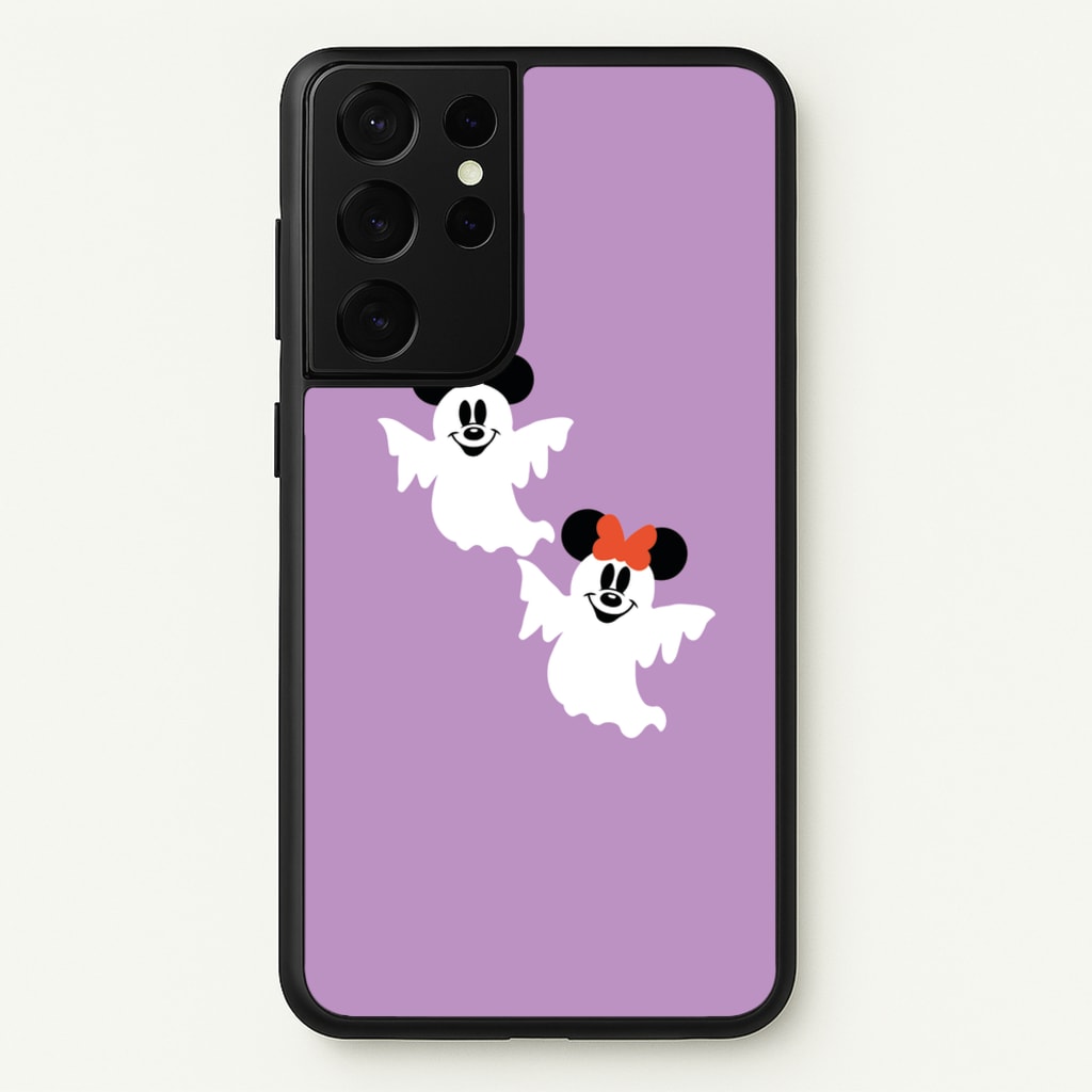 Mice Ghost Halloween - Disney Halloween Phone Case for Galaxy S21 Ultra