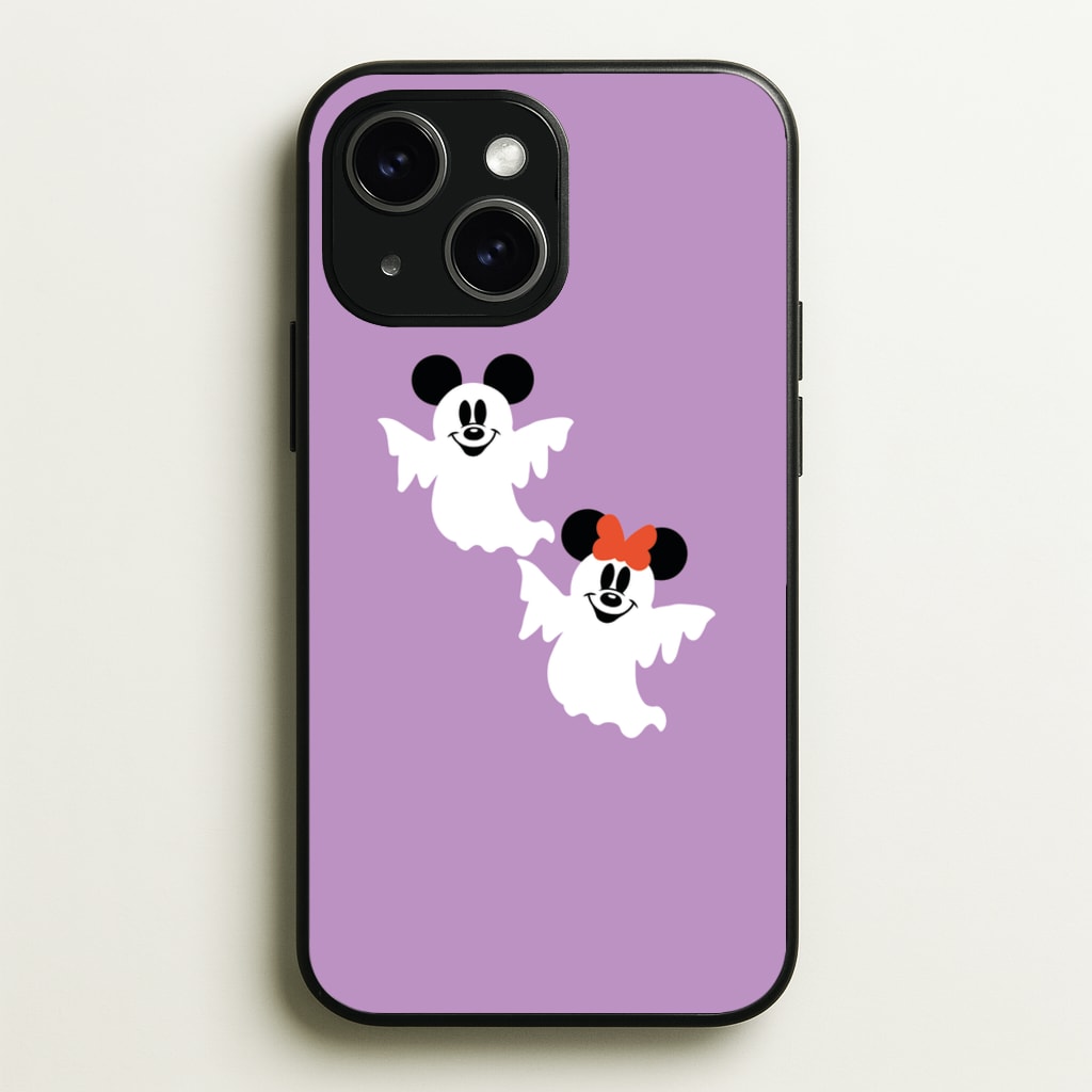 Mice Ghost Halloween - Disney Halloween Phone Case for iPhone 15 Plus