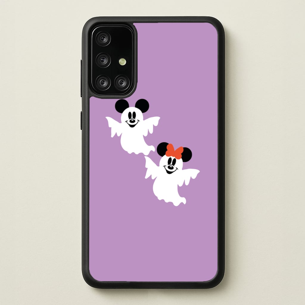 Mice Ghost Halloween - Disney Halloween Phone Case for Galaxy A71