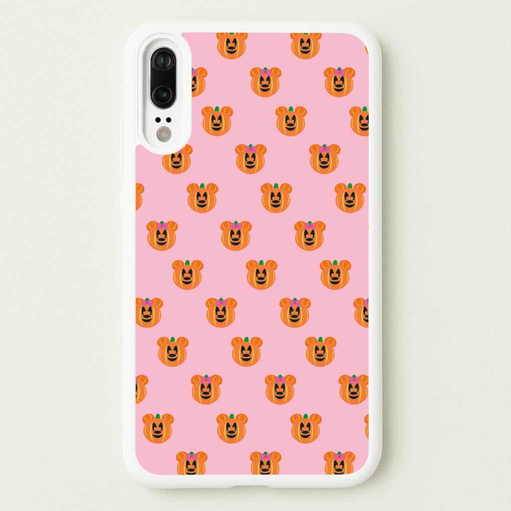 Female Mouse Pumpkin Pattern Halloween - Disney Halloween Phone Case for Huawei P20