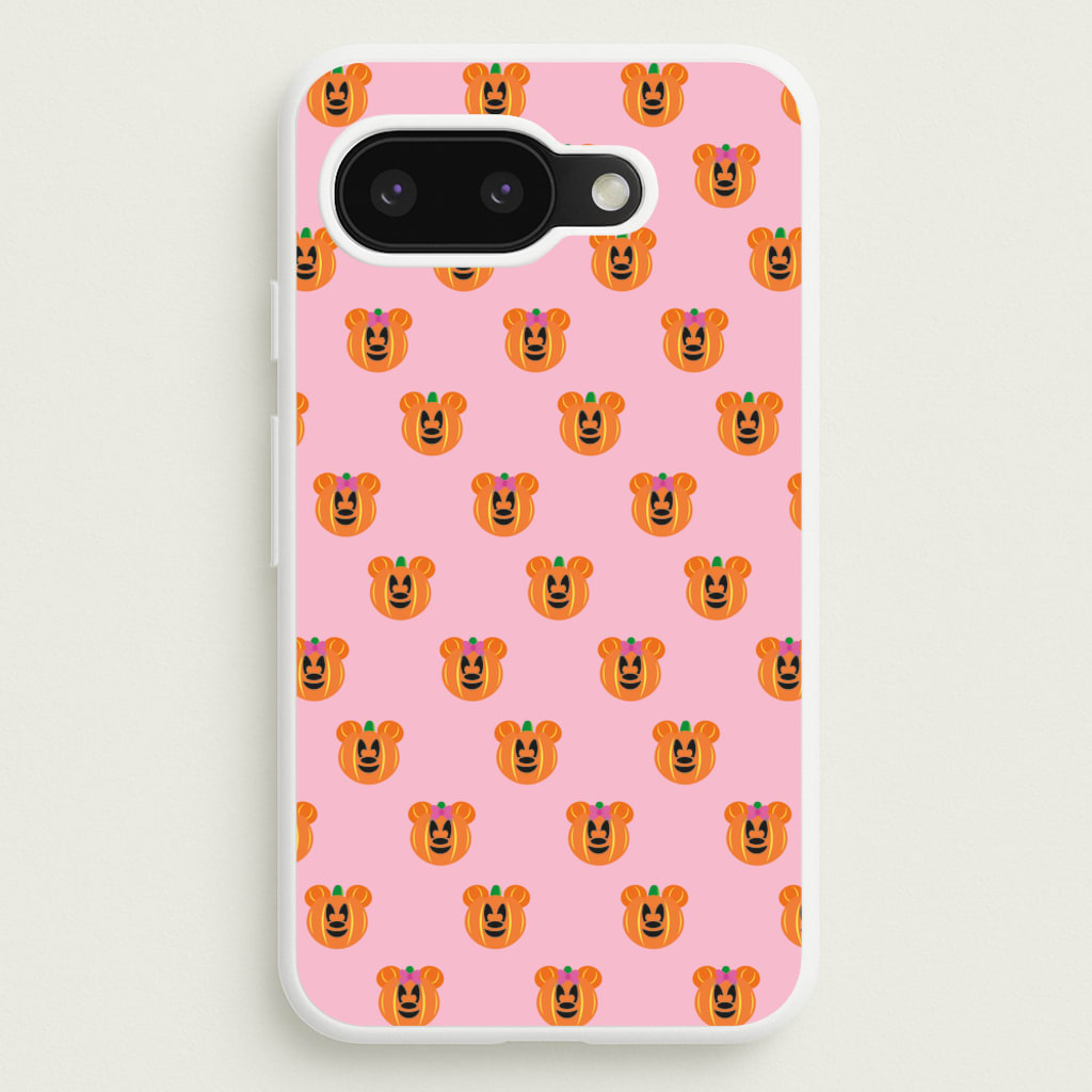 Female Mouse Pumpkin Pattern Halloween - Disney Halloween Phone Case for Google Pixel 9a