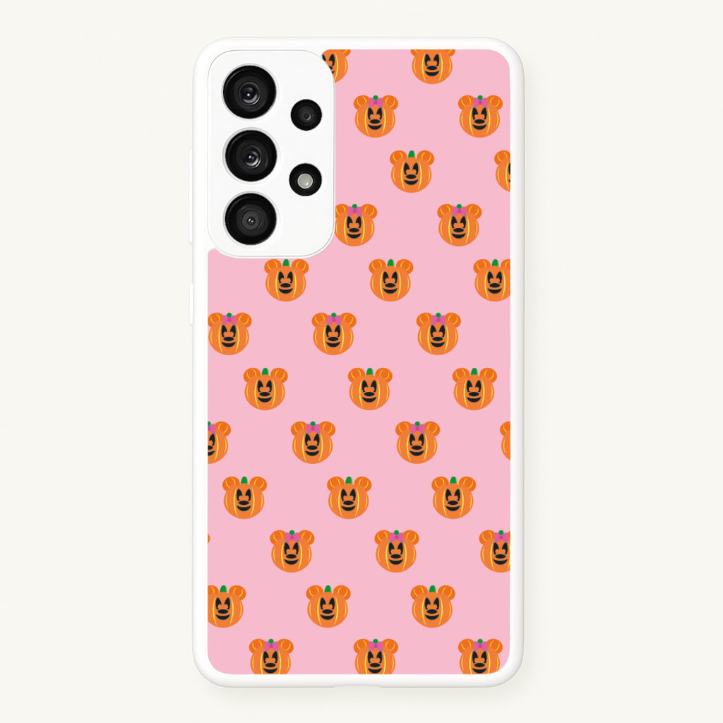 Female Mouse Pumpkin Pattern Halloween - Disney Halloween Phone Case for Galaxy A33