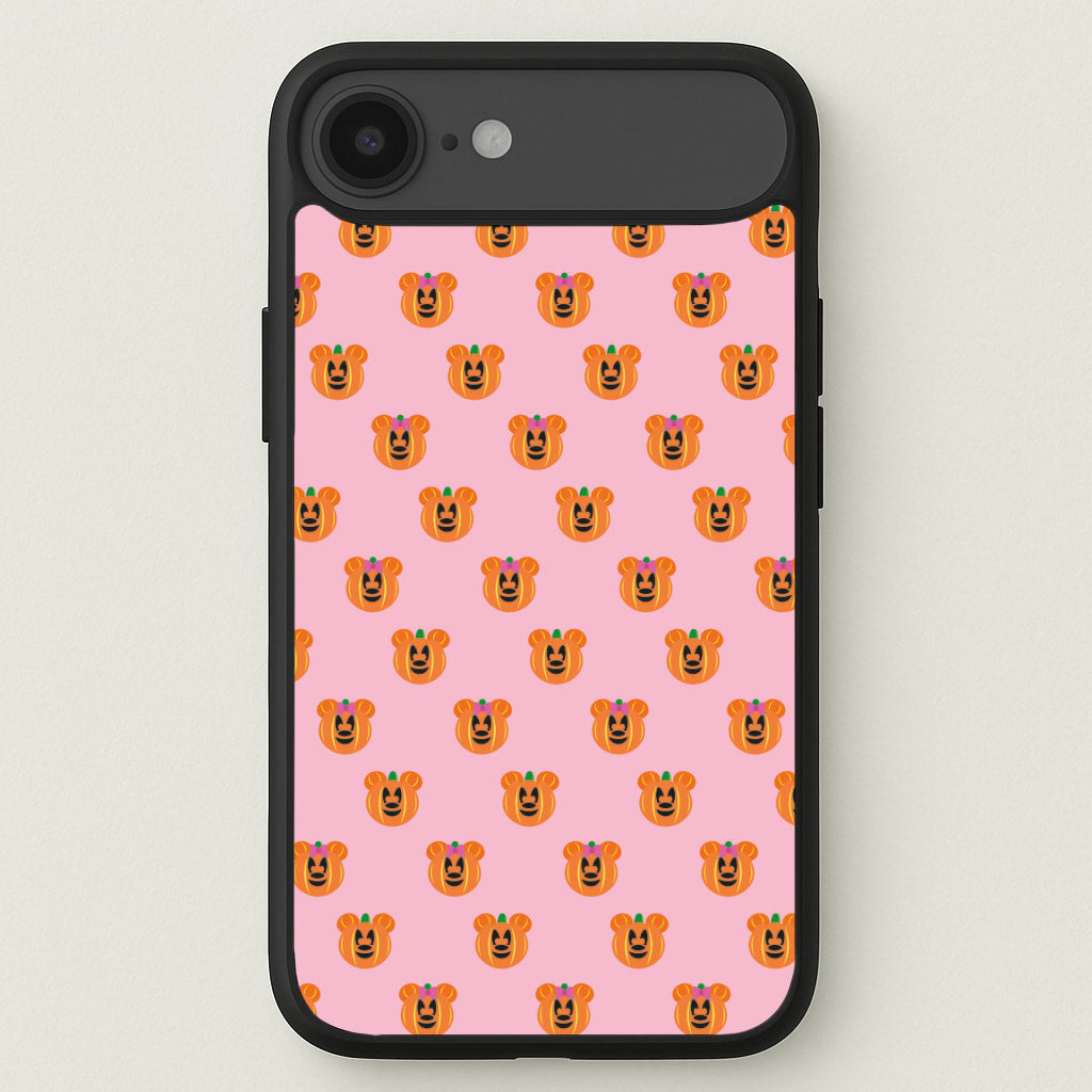Female Mouse Pumpkin Pattern Halloween Phone Case for iPhone 17 Air