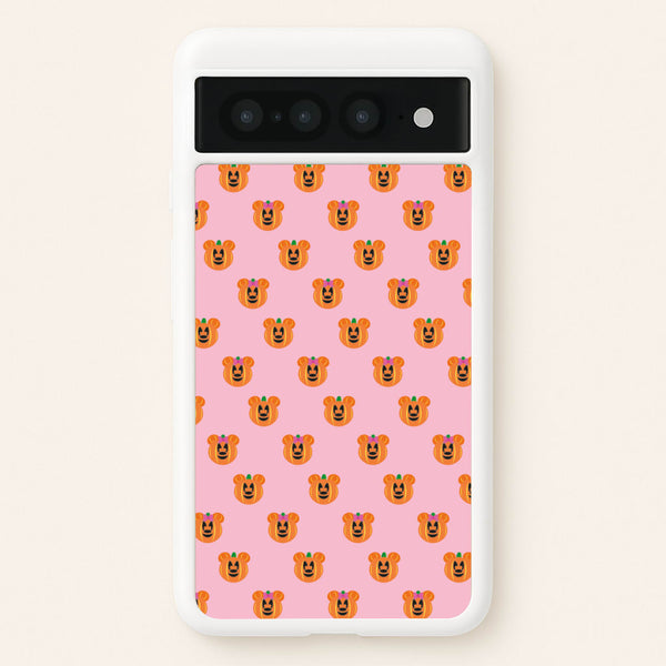 Female Mouse Pumpkin Pattern Halloween - Disney Halloween Phone Case for Google Pixel 7 Pro