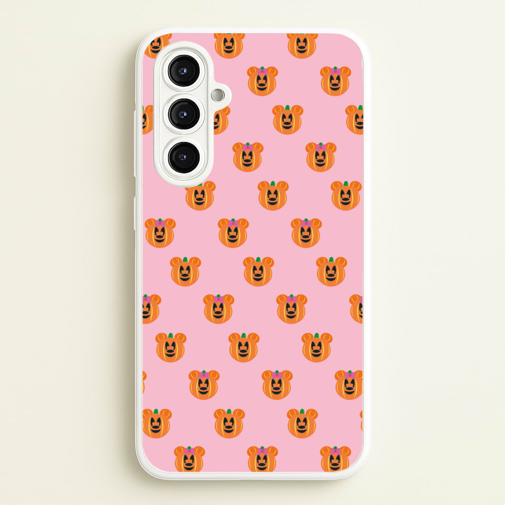 Female Mouse Pumpkin Pattern Halloween - Disney Halloween Phone Case for Galaxy A16