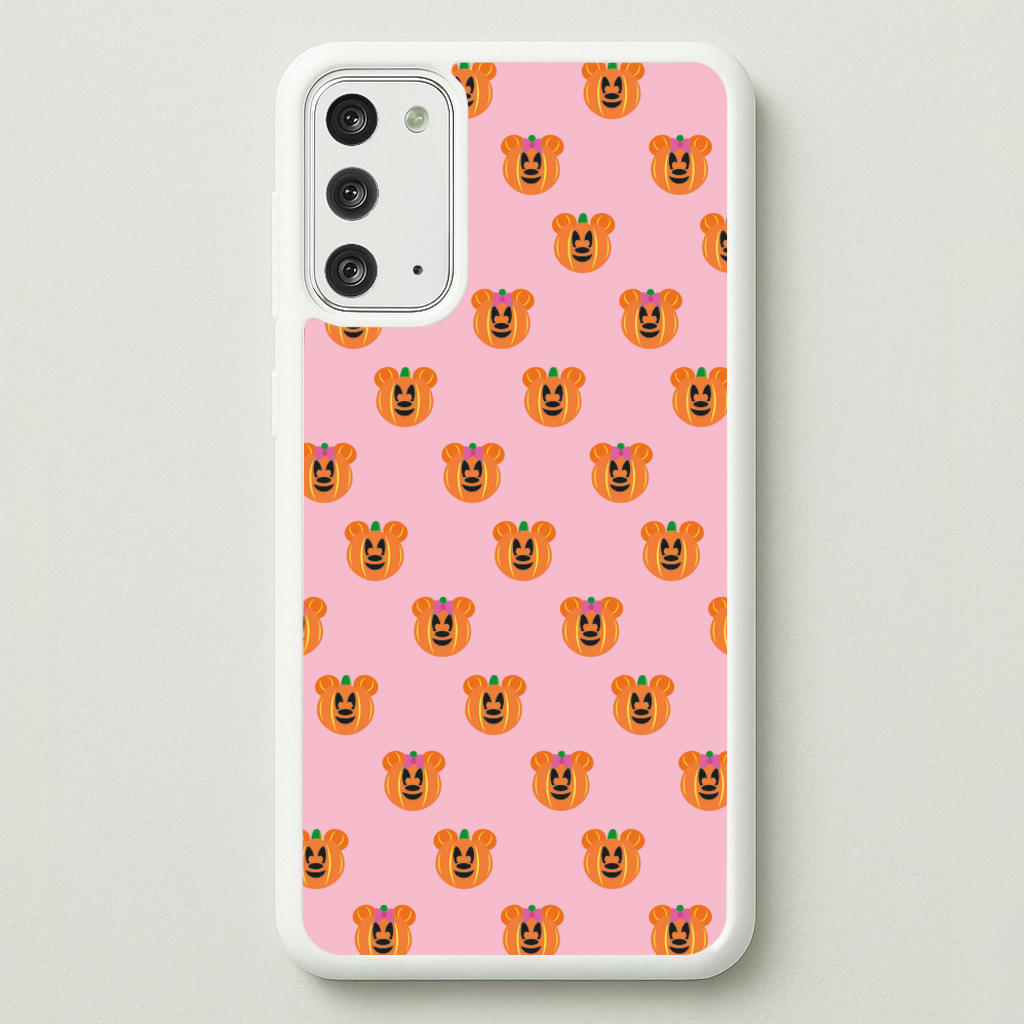 Female Mouse Pumpkin Pattern Halloween - Disney Halloween Phone Case for Galaxy Note 20