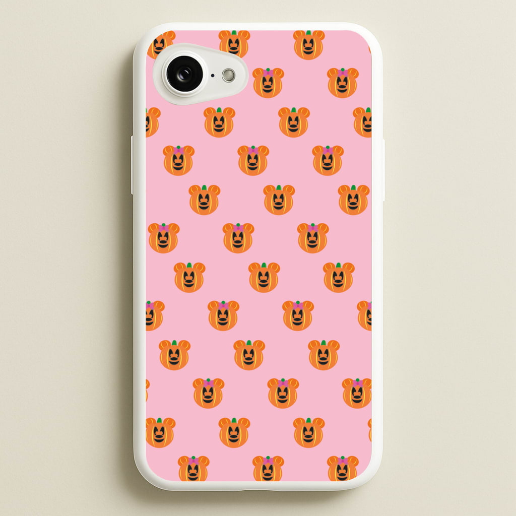Female Mouse Pumpkin Pattern Halloween - Disney Halloween Phone Case for iPhone 16e