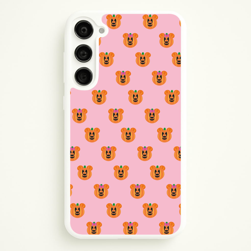 Female Mouse Pumpkin Pattern Halloween - Disney Halloween Phone Case for Galaxy S23