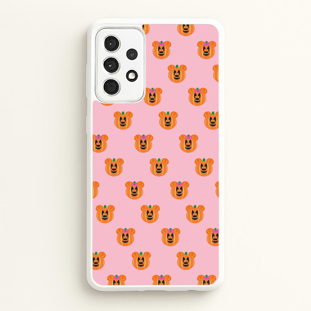 Female Mouse Pumpkin Pattern Halloween - Disney Halloween Phone Case for Galaxy A52 / A52s