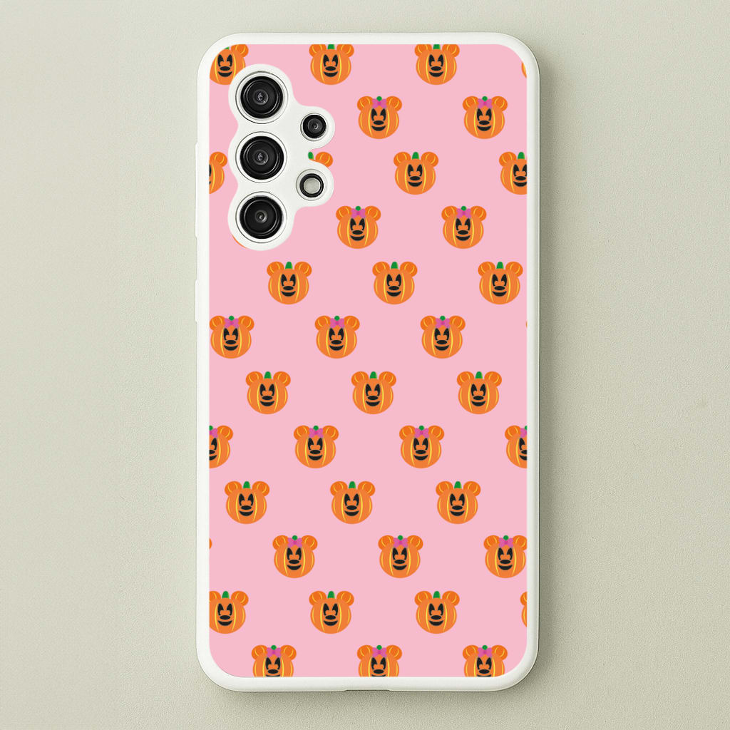 Female Mouse Pumpkin Pattern Halloween - Disney Halloween Phone Case for Galaxy A13