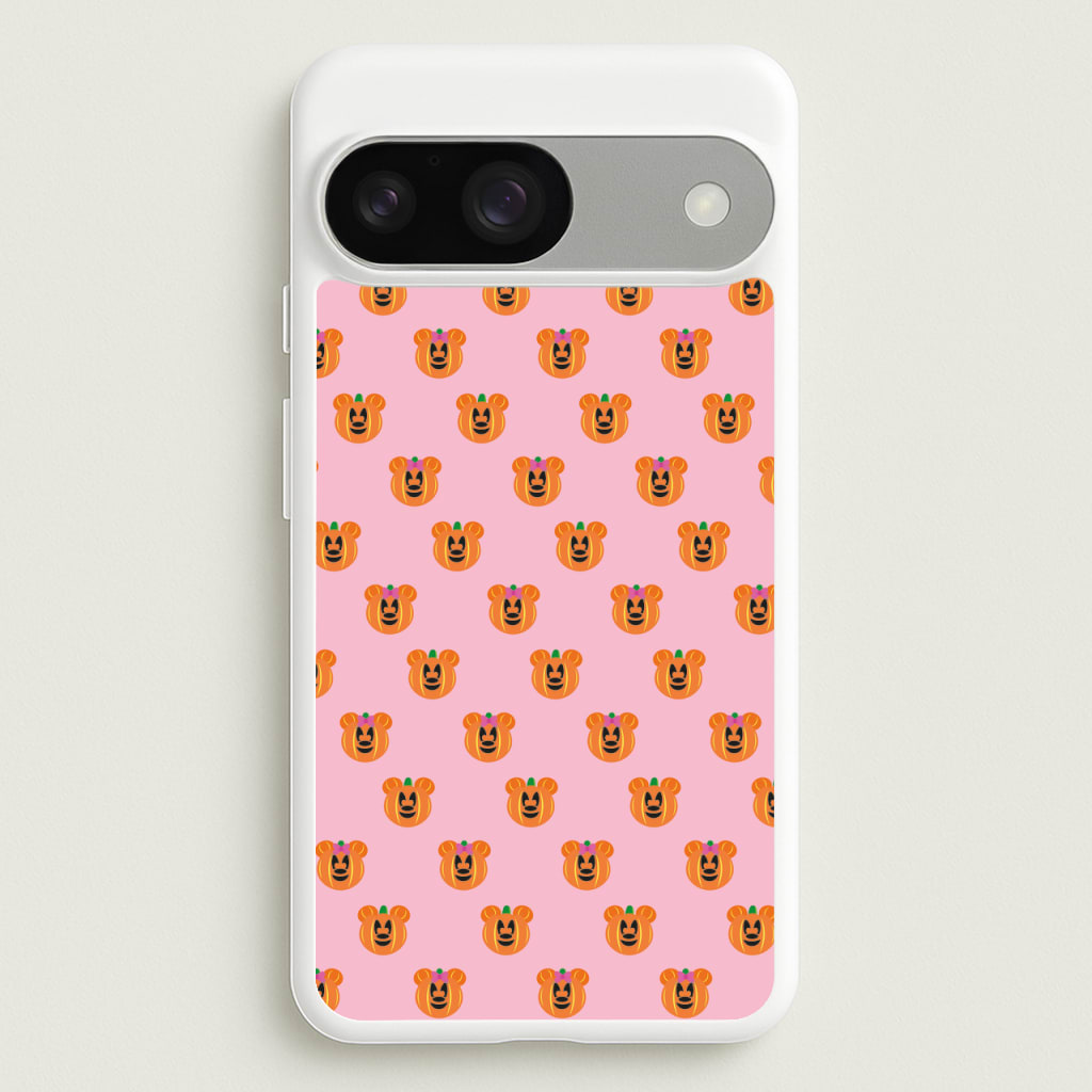 Female Mouse Pumpkin Pattern Halloween - Disney Halloween Phone Case for Google Pixel 9 / 9 Pro
