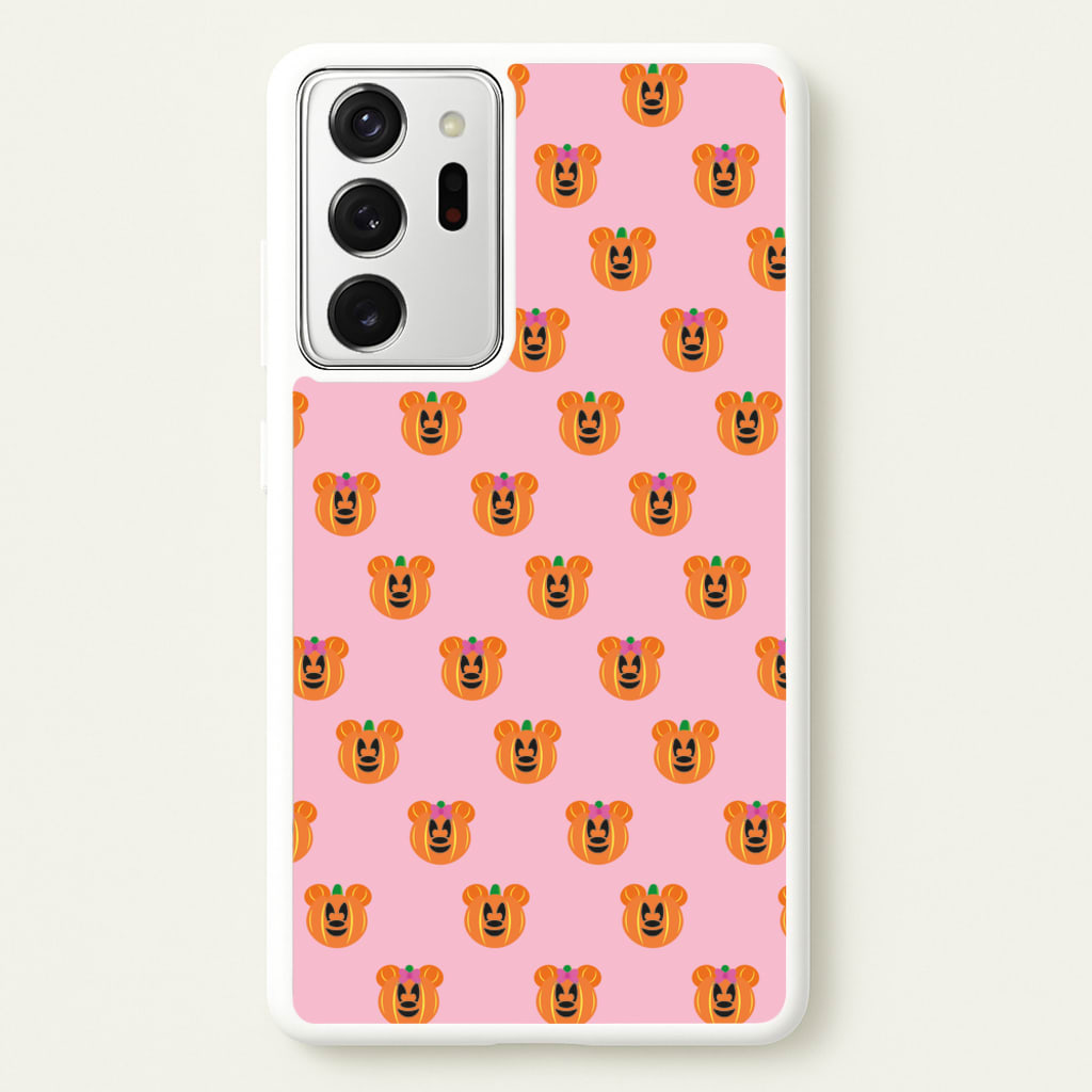 Female Mouse Pumpkin Pattern Halloween - Disney Halloween Phone Case for Galaxy Note 20 Ultra