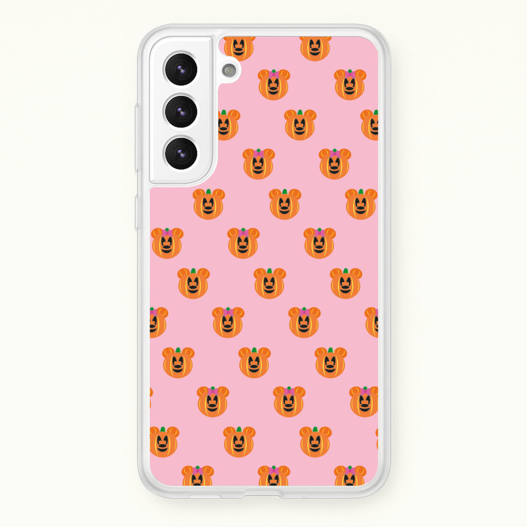 Female Mouse Pumpkin Pattern Halloween - Disney Halloween Phone Case for Galaxy S22 Plus