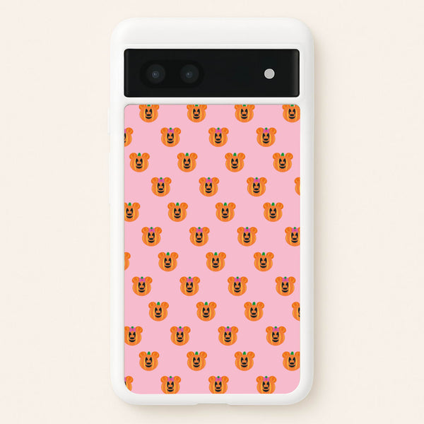 Female Mouse Pumpkin Pattern Halloween - Disney Halloween Phone Case for Google Pixel 6a