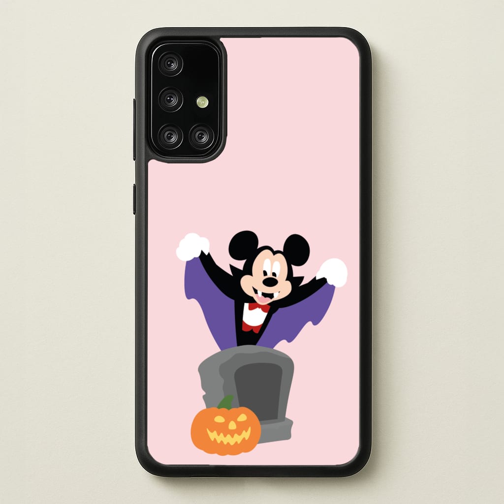 Vampire Mouse Halloween - Disney Halloween Phone Case for Galaxy A71