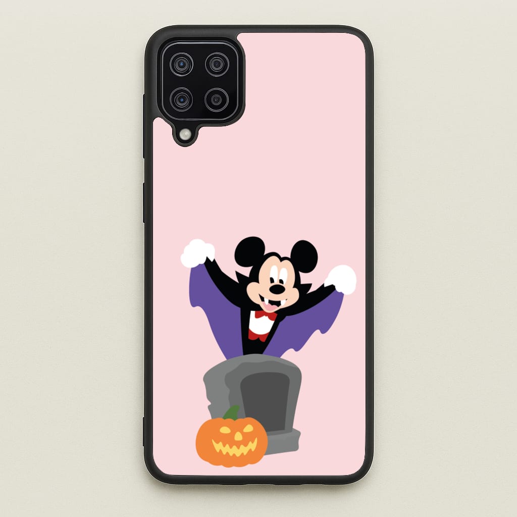 Vampire Mouse Halloween - Disney Halloween Phone Case for Galaxy A12