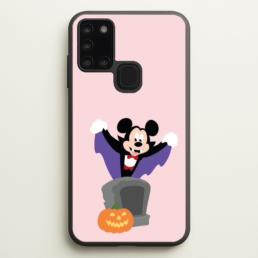Vampire Mouse Halloween - Disney Halloween Phone Case for Galaxy A21s