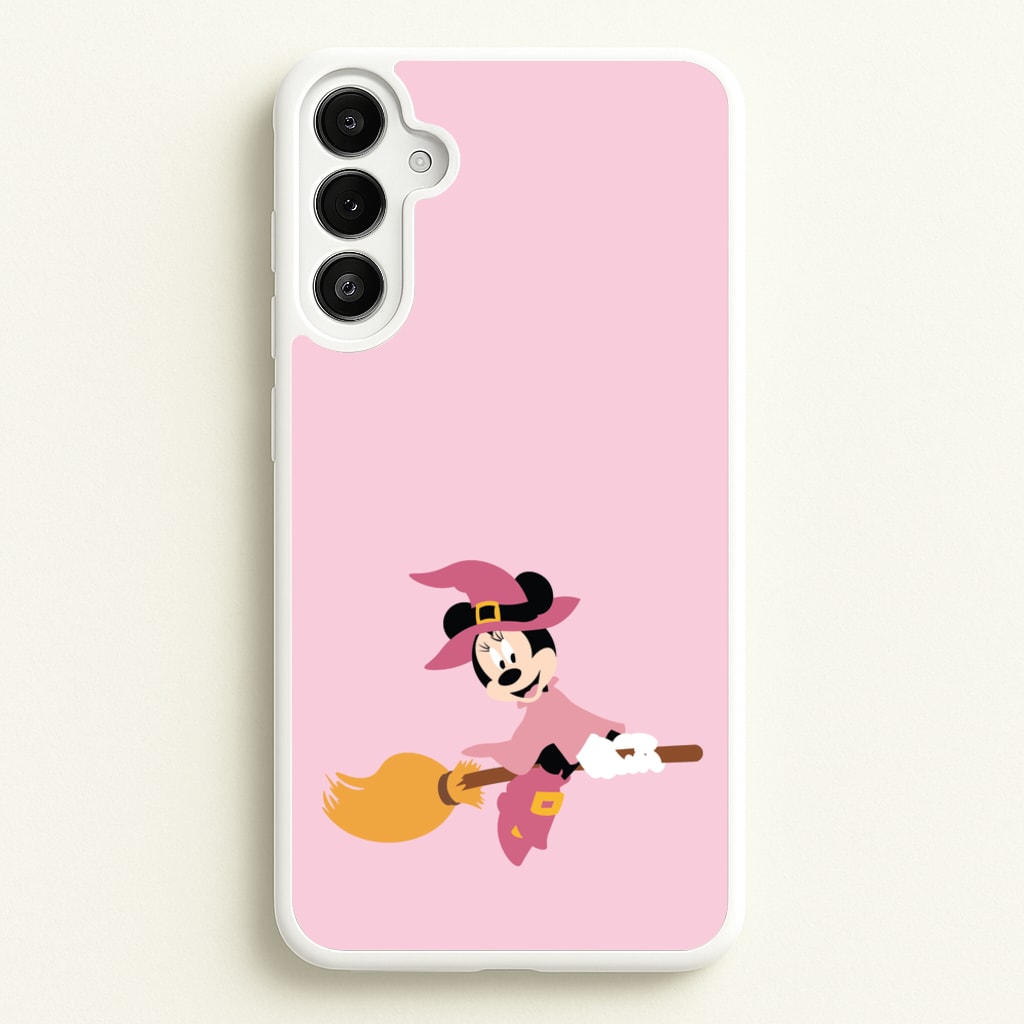 Witch Female Mouse Halloween - Disney Halloween Phone Case for Galaxy A34