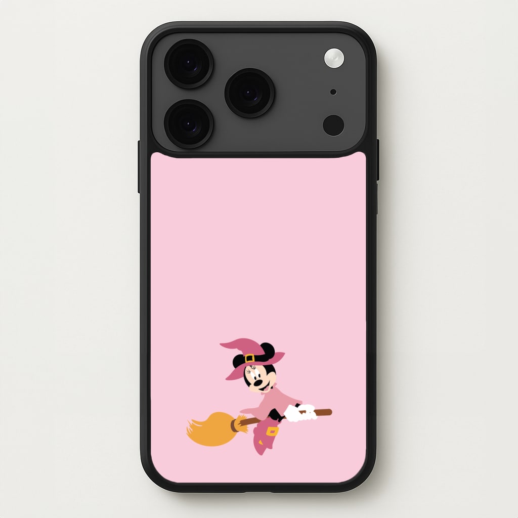 Witch Female Mouse Halloween Phone Case for iPhone 17 Pro