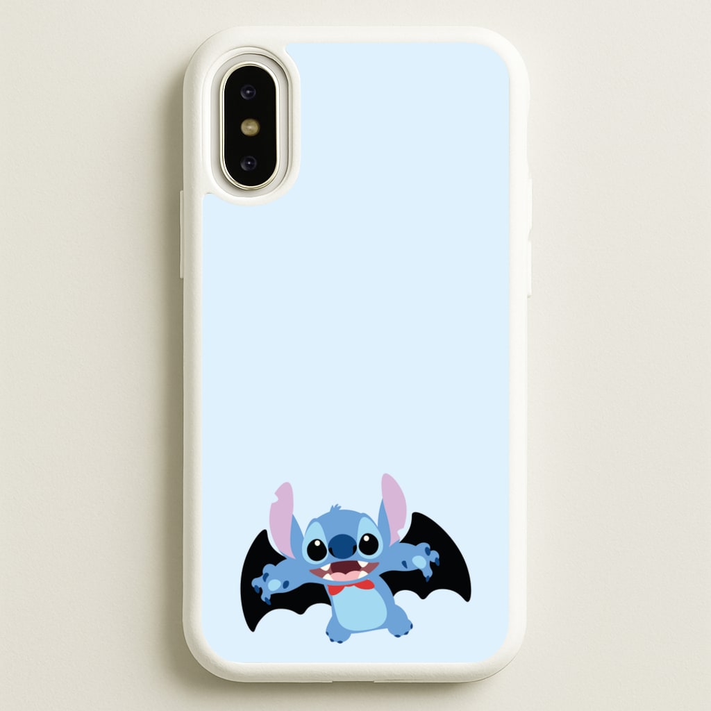 Vampire Alien Blue Halloween - Disney Halloween Phone Case for iPhone X / XS