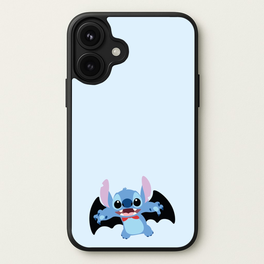 Vampire Alien Blue Halloween Phone Case for iPhone 17