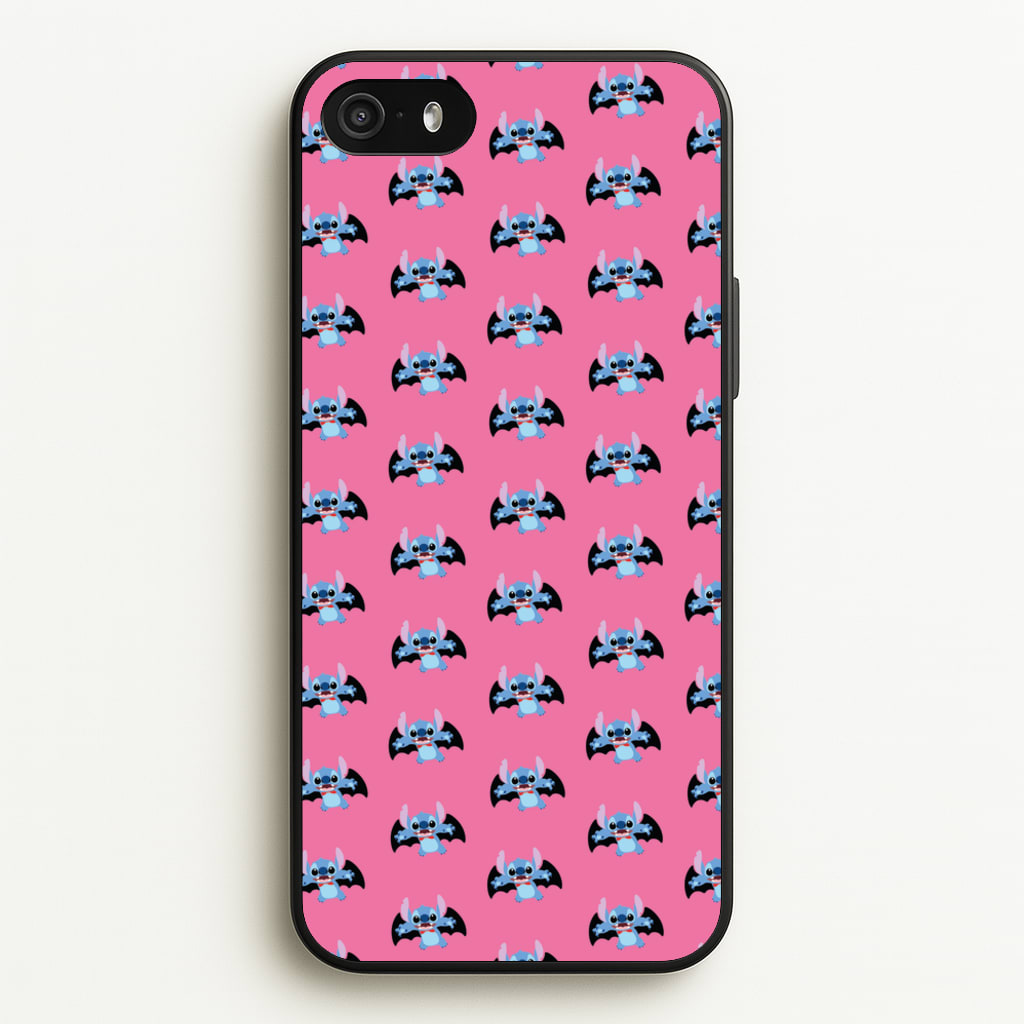 Vampire Alien Blue Pattern Halloween - Disney Halloween Phone Case for iPhone 5 / 5s / SE 2016