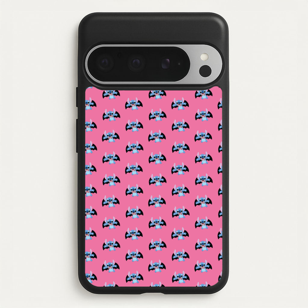 Vampire Alien Blue Pattern Halloween - Disney Halloween Phone Case for Google Pixel 9 Pro XL