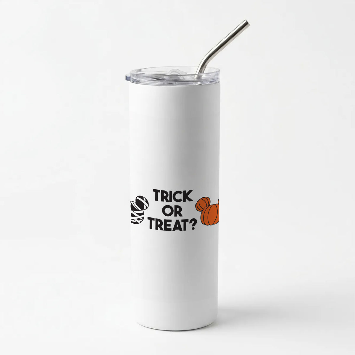 Trick Or Treat Mouse Skinny Tumbler