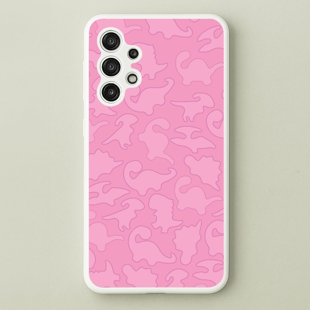 Pink Pattern - Dinosaurs - Dinosaurs Phone Case for Galaxy A13