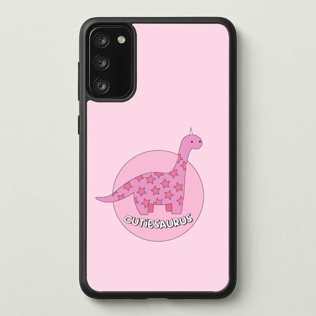 Cutiesaurus - Dinosaurs - Dinosaurs Phone Case for Galaxy A41