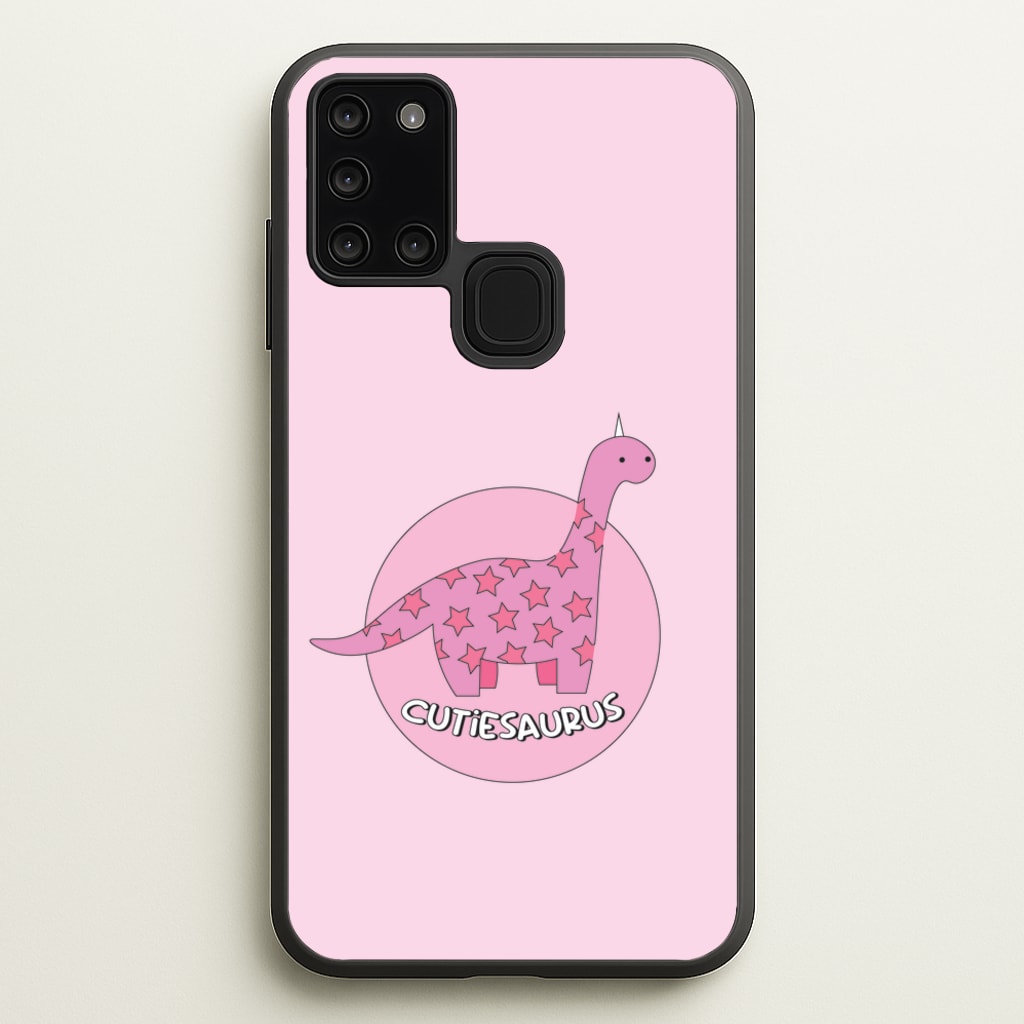 Cutiesaurus - Dinosaurs - Dinosaurs Phone Case for Galaxy A21s