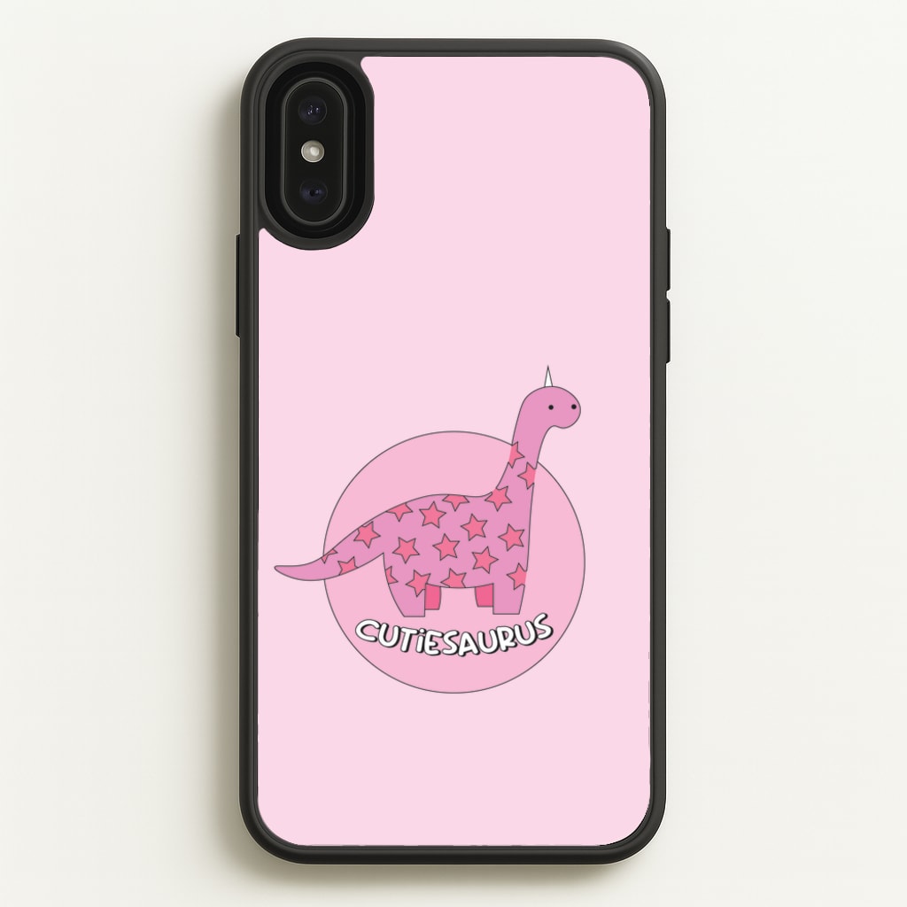 Cutiesaurus - Dinosaurs - Dinosaurs Phone Case for iPhone XS Max