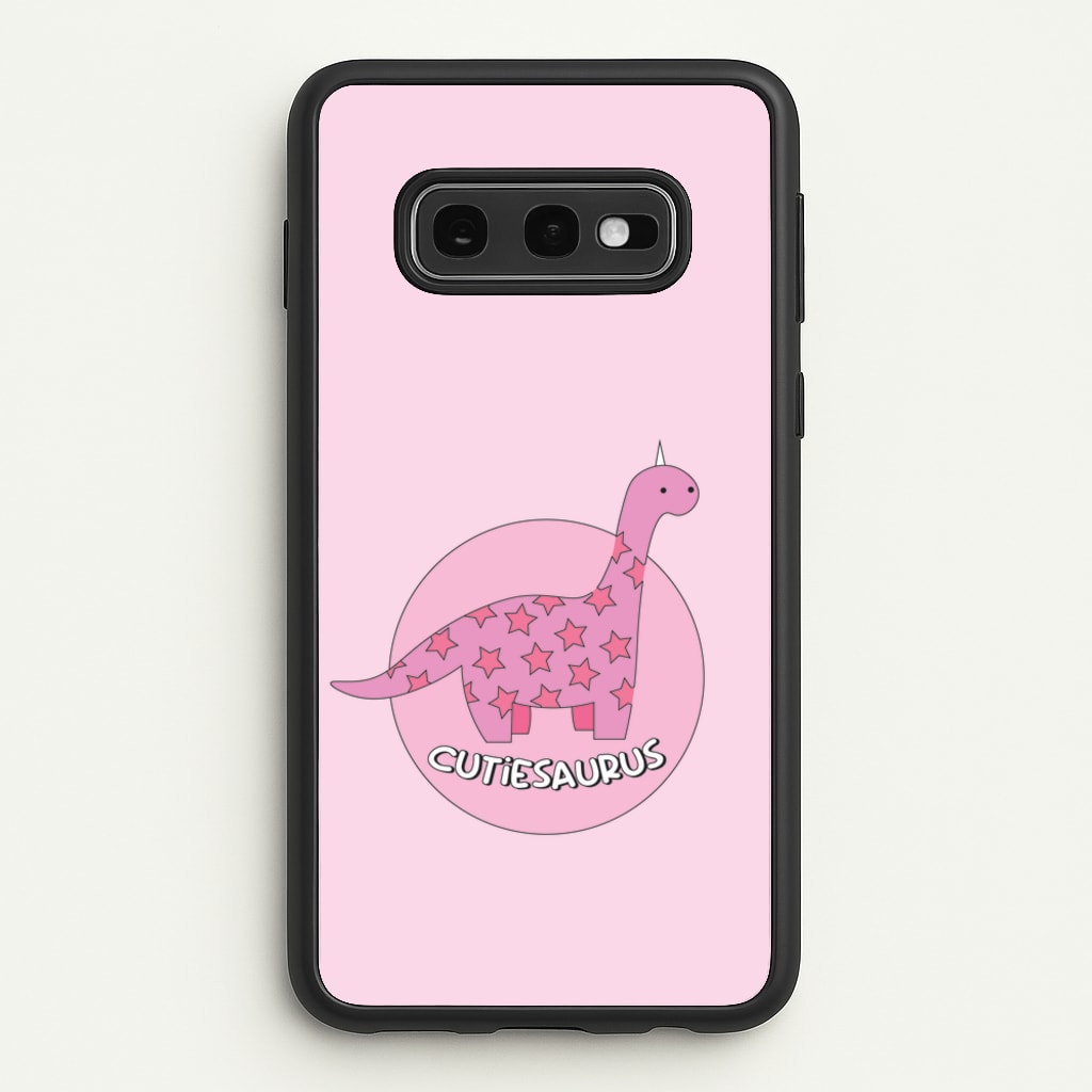 Cutiesaurus - Dinosaurs - Dinosaurs Phone Case for Galaxy S10e