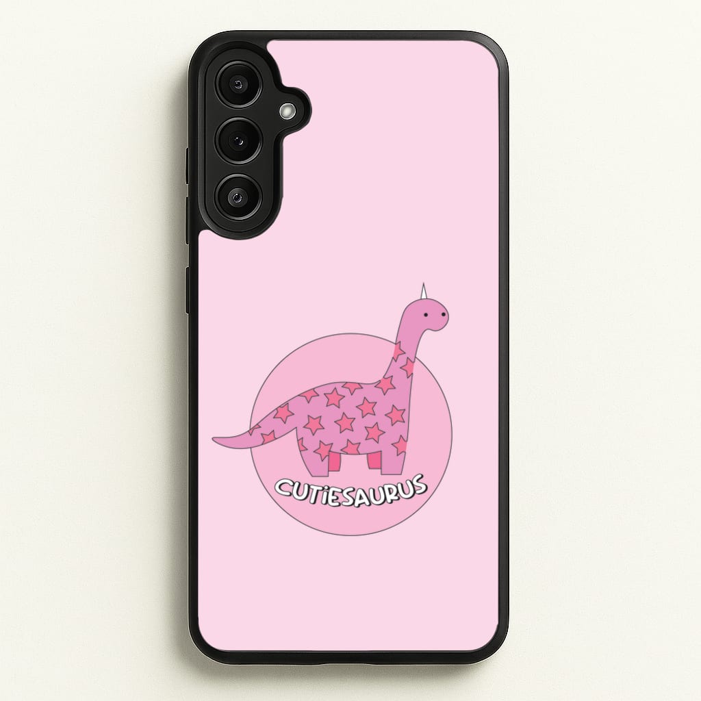 Cutiesaurus - Dinosaurs - Dinosaurs Phone Case for Galaxy A34