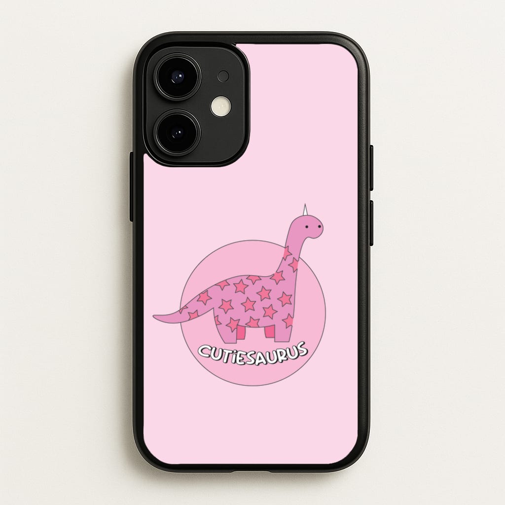 Cutiesaurus - Dinosaurs - Dinosaurs Phone Case for iPhone 12 / 12 Pro