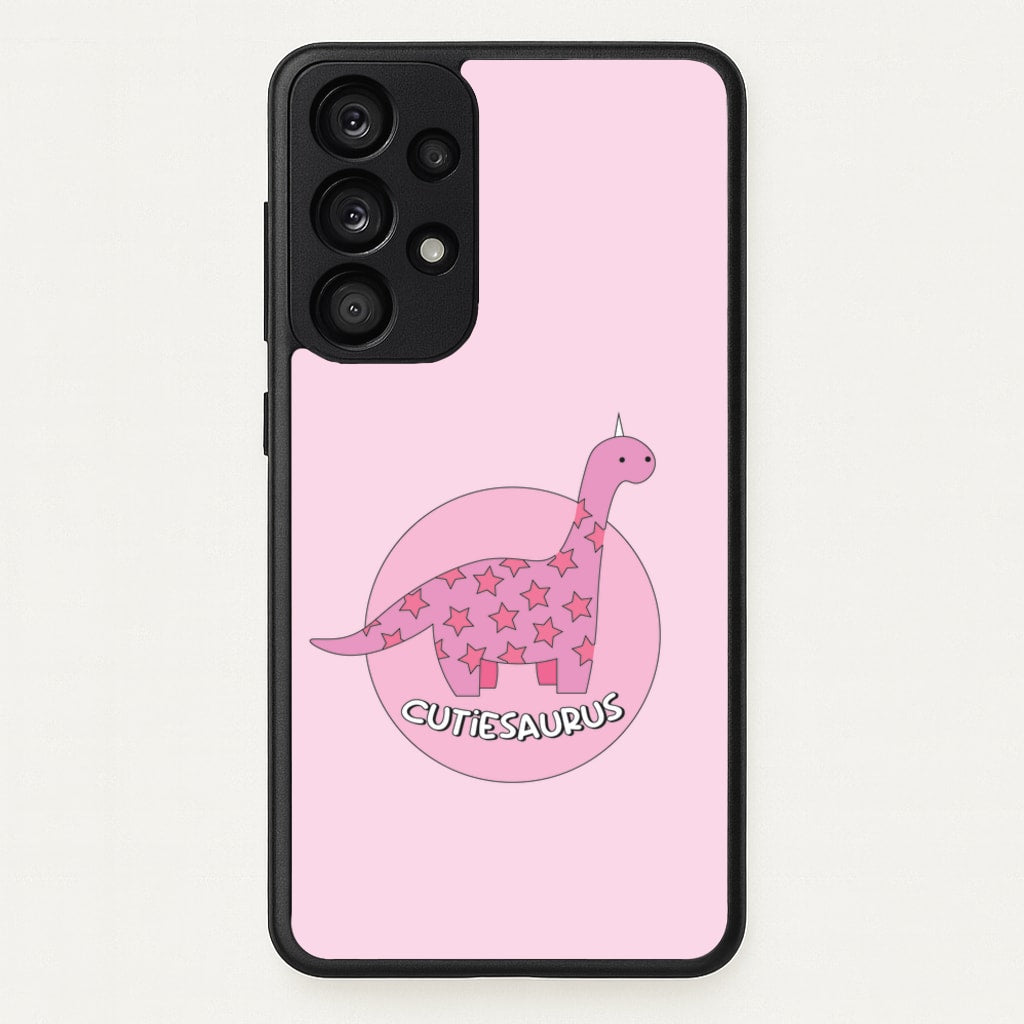 Cutiesaurus - Dinosaurs - Dinosaurs Phone Case for Galaxy A53