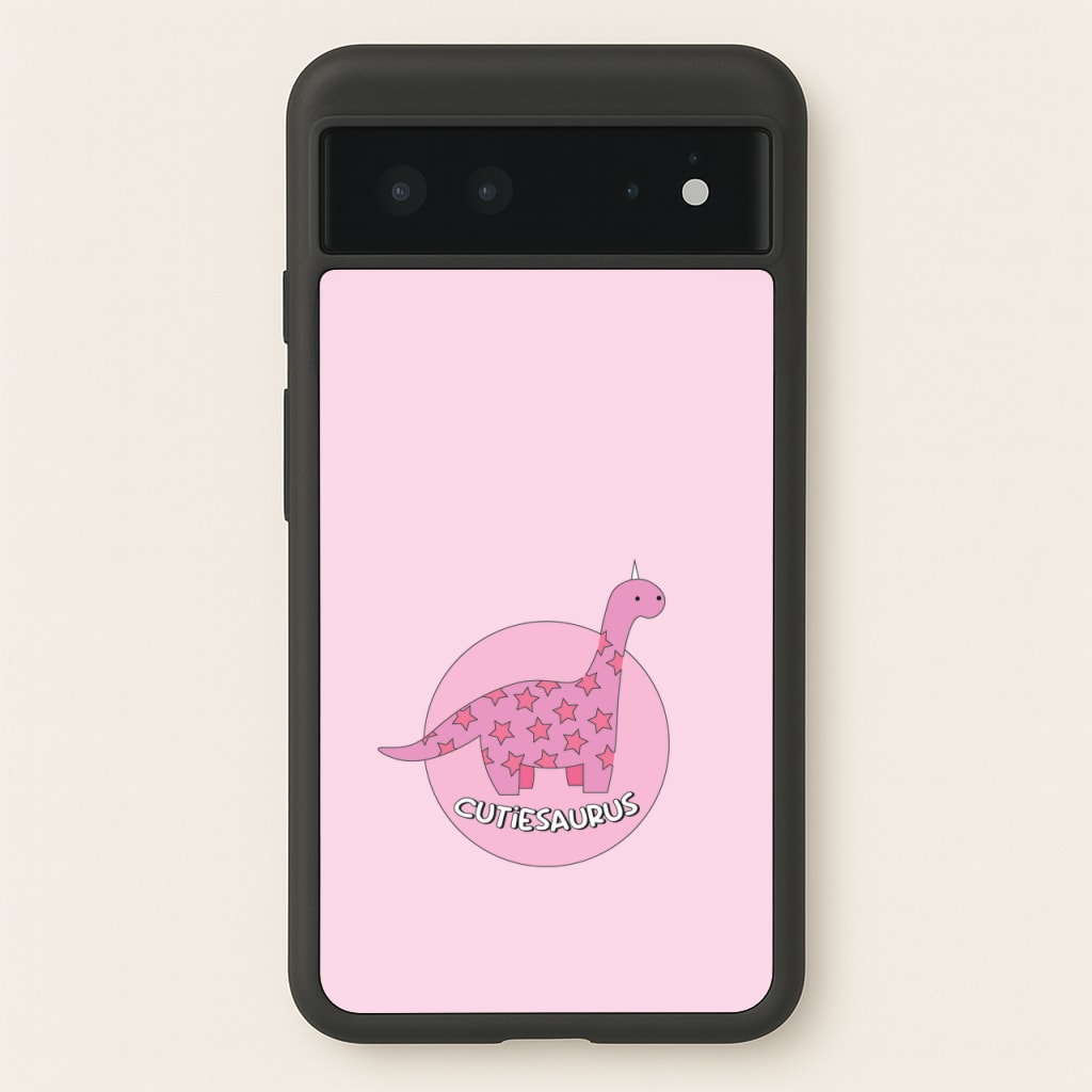 Cutiesaurus - Dinosaurs - Dinosaurs Phone Case for Google Pixel 6