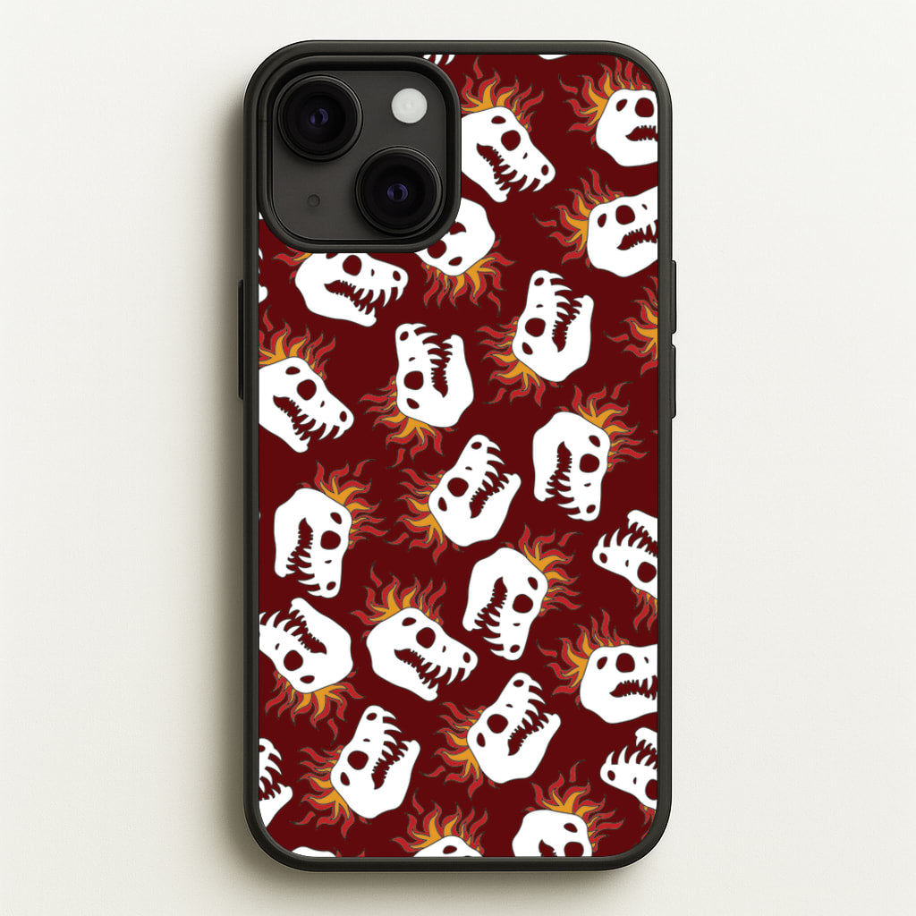 Bone Pattern - Dinosaurs - Dinosaurs Phone Case for iPhone 13 Mini