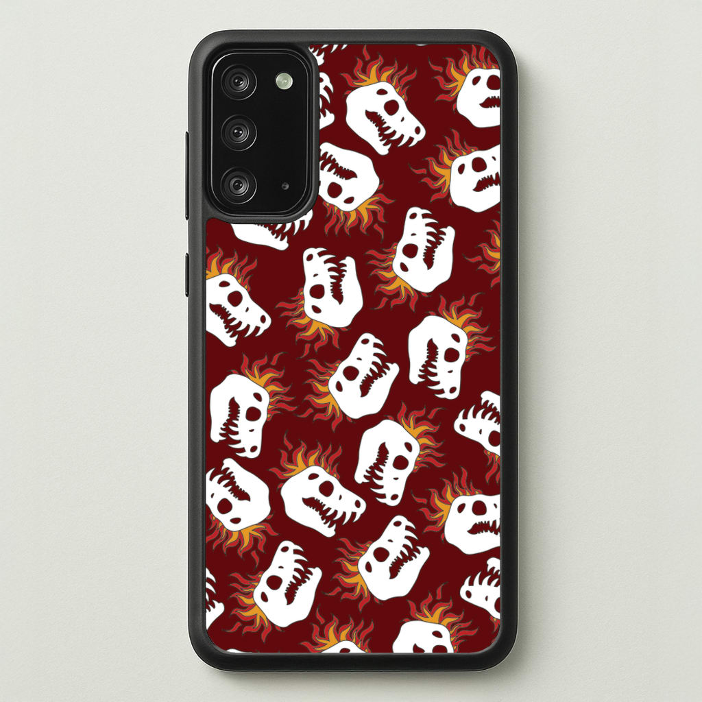 Bone Pattern - Dinosaurs - Dinosaurs Phone Case for Galaxy Note 20