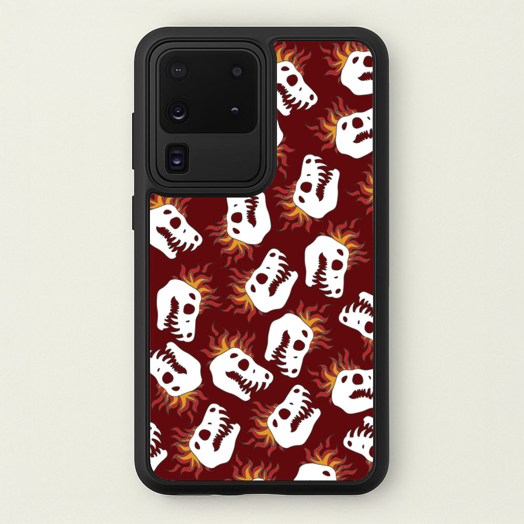Bone Pattern - Dinosaurs - Dinosaurs Phone Case for Galaxy S20 Ultra