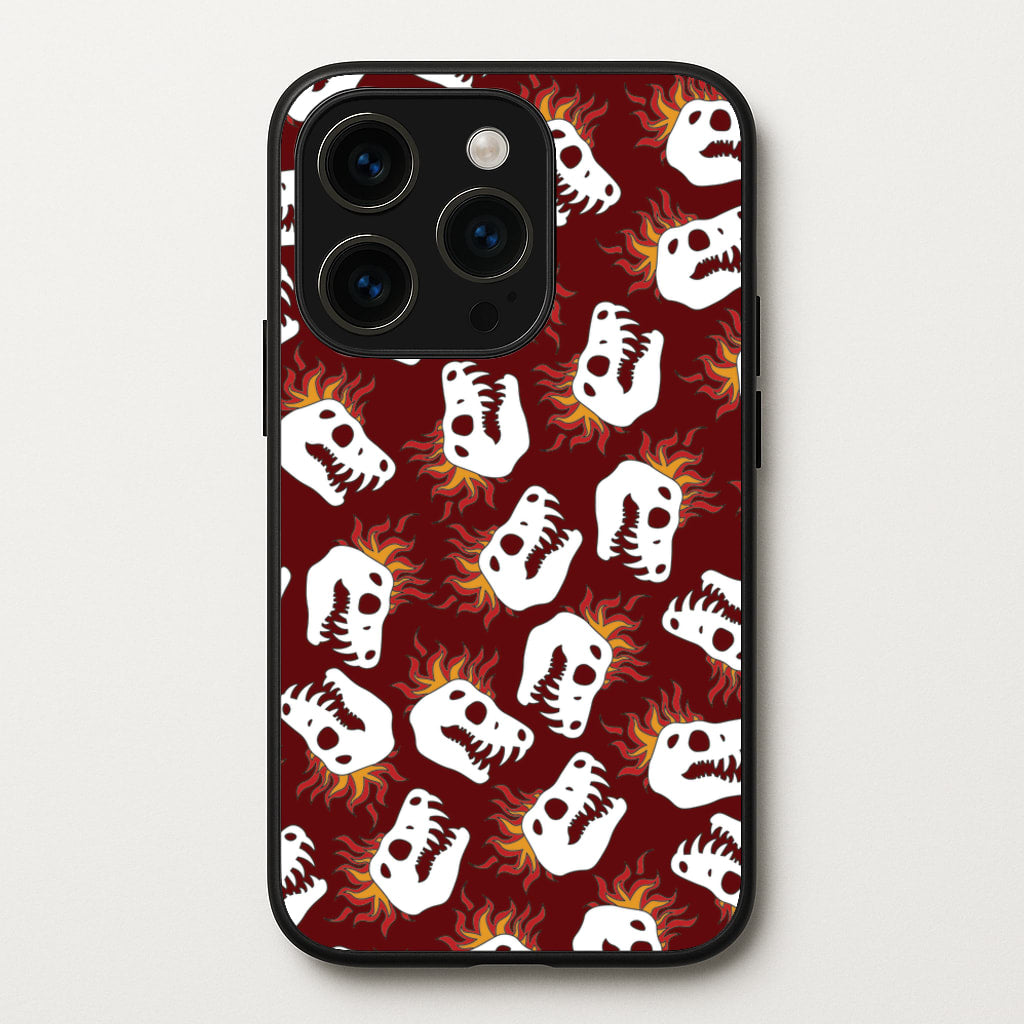Bone Pattern - Dinosaurs - Dinosaurs Phone Case for iPhone 15 Pro